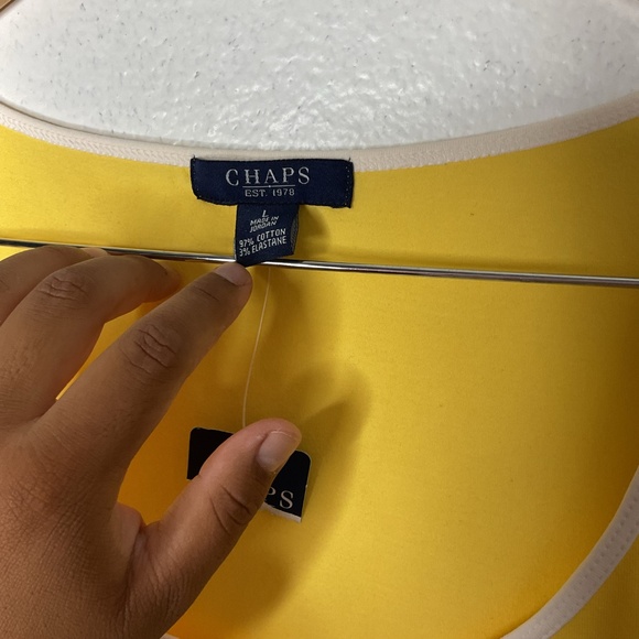 Vintage Champs Buttery Yellow Preppy Tank Top Collegiate Athletic Style Size L - Picture 2 of 6